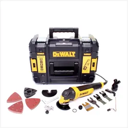 DeWalt DWE 315 KT Oszillierendes Multifunktionswerkzeug 300 Watt + Zubehör + TSTAK