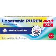 PUREN Pharma GmbH & Co. KG Loperamid PUREN akut 2 mg Schmelztabletten