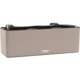LECHUZA Cube Color Triple 40 x 14 x 13,5 cm sandbraun