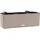 LECHUZA Cube Color Triple 40 x 14 x 13,5 cm sandbraun