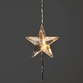 Konstsmide LED Lichtervorhang Sterne 120x bernstein (3703-803)