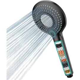 Duschkopf mit Filter Hochdruck Handbrause 1,5M Schlauch 3 Strahlarten