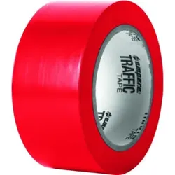 A.M.P.E.R.E. Traffic Tape Standard 0,15 mm Dicke 50mm x 33m Rot