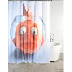 Sanilo Duschvorhang, Polyester, Goldfisch - orange