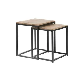 Sofa.de Couchtisch 2er Set Mehrfarbig Wildeiche 115 x 70 cm