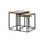 Sofa.de Couchtisch 2er Set Mehrfarbig Wildeiche 115 x 70 cm
