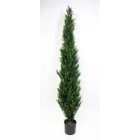 Seidenblumen Roß Zeder/Konifere Natura 180cm LA künstliche Pflanzen Kunstpflanzen