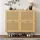 stilvora Schuhschrank 100 x 90 x 25 cm beige / beige
