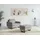 Home Affaire Loveseat Pinto Cord 105 x 85 x 97 cm Silber Grau mit Keder