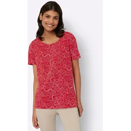 Classic Basics Druck-Shirt Rot 40