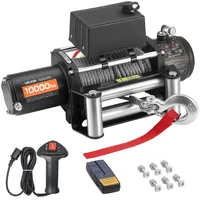 Vevor Seilwinde Kunststoff/Stahl 4500 kg schwarz