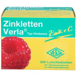 Zinkletten Verla Himbeere Lutschtabletten