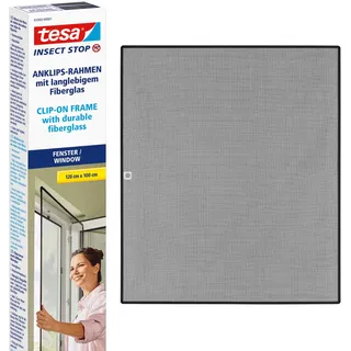 Tesa Insect Stop Clip On anthrazit 1,0 x 1,2 m