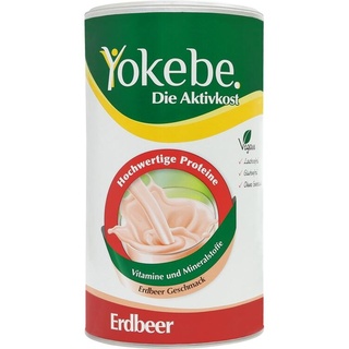 Yokebe Aktivkost Lactosefrei Erdbeer Pulver 500 g