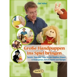 Große Handpuppen ins Spiel bringen