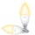 Trust E14 Smart Lampe, Dimmbar LED Birne, Leuchtmittel für Alexa und Google Home, Kein Hub Erforderlich, 2.4GHz Glühbirne RGB, WI-Fi Lampe, Weiß - 2er-Pack