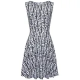 beachtime by lascana Strandkleid Blau/Weiß 34