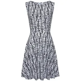 beachtime by lascana Strandkleid Blau/Weiß 34