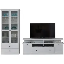 trendteam Baxter Anbauwand 273 x 196 x 41 cm Weiß