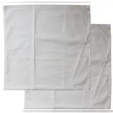 KH-Haushaltshandel 2er Pg. Kopfkissenbezug 40x40cm Kochfest, Hotelverschluß, weiß, Linon, 95 Grad Wäsche, Kissenhülle, 100% Baumwolle