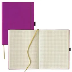 Lediberg Notizbuch »Tucson« kariert A4 lila lila