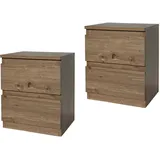 Hti-Living Nachtschrank Thekla 34 x 30 x 41 cm Blau