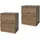 Hti-Living Nachtschrank Thekla 34 x 30 x 41 cm Blau
