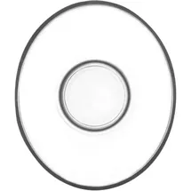 COFI LAV 6-tlg. Unterteller-Set aus Glas für türkische Teegläser oder Tassen - oval -