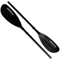 24MOVE® Doppelpaddel LAGO Aluminium Paddel, Stand-Up Paddling, Paddel für Kajak, 220 cm, verstellbar