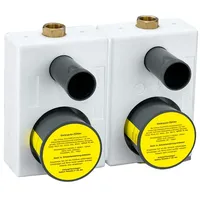 WasserGeräte Montageblock WG-TEC 3000 Koaxial doppelt für Unterputz Wasserzähler