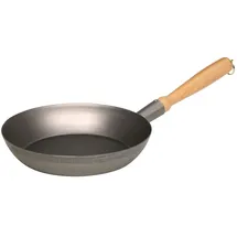 RIESS Schwarzemail Holzknechtpfanne 24 cm silber