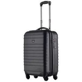 Jüscha Reisetrolley S 4-Rollen Cabin 53 cm / 40 l schwarz matt