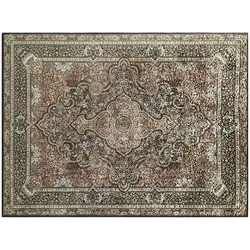 como Kurzflorteppich  Flat Beauty Oriental , schwarz , Synthetische Fasern , Maße (cm): B: 120