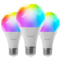 Nanoleaf Smart-LED-Lampe Essentials E27 3er Pack  (E27, Dimmbarkeit: Dimmbar, 806 lm, 9 W, 3 Stk.)