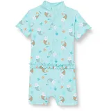 Playshoes UV-Schutz Einteiler Unisex Kinder Badeanzug Schwimmanzug Badebekleidung, Einhornmeerkatze, 86/92