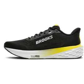 Brooks Launch 12 Herren Schwarz / Cybergelb / Auster 45