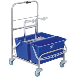 PPS Pfennig Systemwagen Clino E1 MF Reinraum Kl. 9 nach ISO14644, Reinigungswagen mit hoher Effizienz, Maße: 62 x 57 x 86 cm