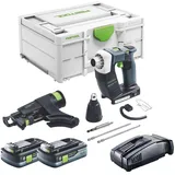 Festool DURADRIVE DWC 18-4500 Basic Akku Bauschrauber 18 V 14 Nm Brushless + 2x Akku 4,0 Ah + Schnellladegerät + Systainer