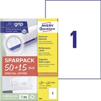 Avery Zweckform Etiketten 6603 weiß 210,0 x 297,0 mm