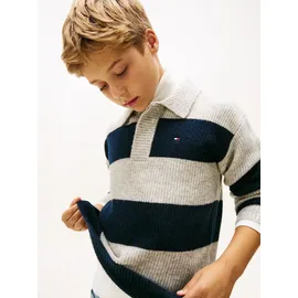 Tommy Hilfiger Strickpullover Regular fit, für Kinder bis 16 Jahre blau 16 (176)