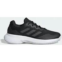 Adidas Gamecourt 2.0 Core Black / Core Black / Silver Metallic 38
