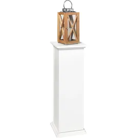 FMD Beistelltisch mit Tür 88,5 cm Weiß