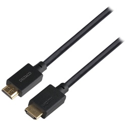 Deltaco 8K Ultra High Speed LSZH HDMI-kabel 2.1 - Schwarz - 3m