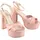 Buffalo High-Heel-Pumps BUFFALO "Buffalo JESSIE CROSS", Damen, Gr. 41, rosa (blush), Polyurethan, unifarben, Schuhe