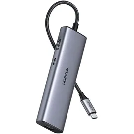 UGREEN USB-C to 2*USB3.0+HDMI+RJ 45+SD&TF+PD port Hub