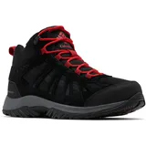 Redmond III Mid WP wasserdichte Wanderstiefel für Herren Schwarz Black x Mountain Red 43 EU