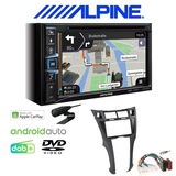 Alpine Autoradio Apple CarPlay Android für Toyota Yaris schwarz ohne OEM Navi