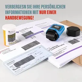 Trodat Datenschutz-Rollstempel ID Protector selbstfärbend schwarz ohne Logo, 1 St.