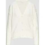 S.Oliver Strickjacke aus Baumwoll-Bouclé creme, 40