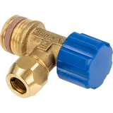 tecuro Eckventil 1/2 Zoll x 3/8 Zoll/Quetschverschraubung Ø 10 mm - DN 10, selbstdichtend, passend zu UP-Spülkasten
